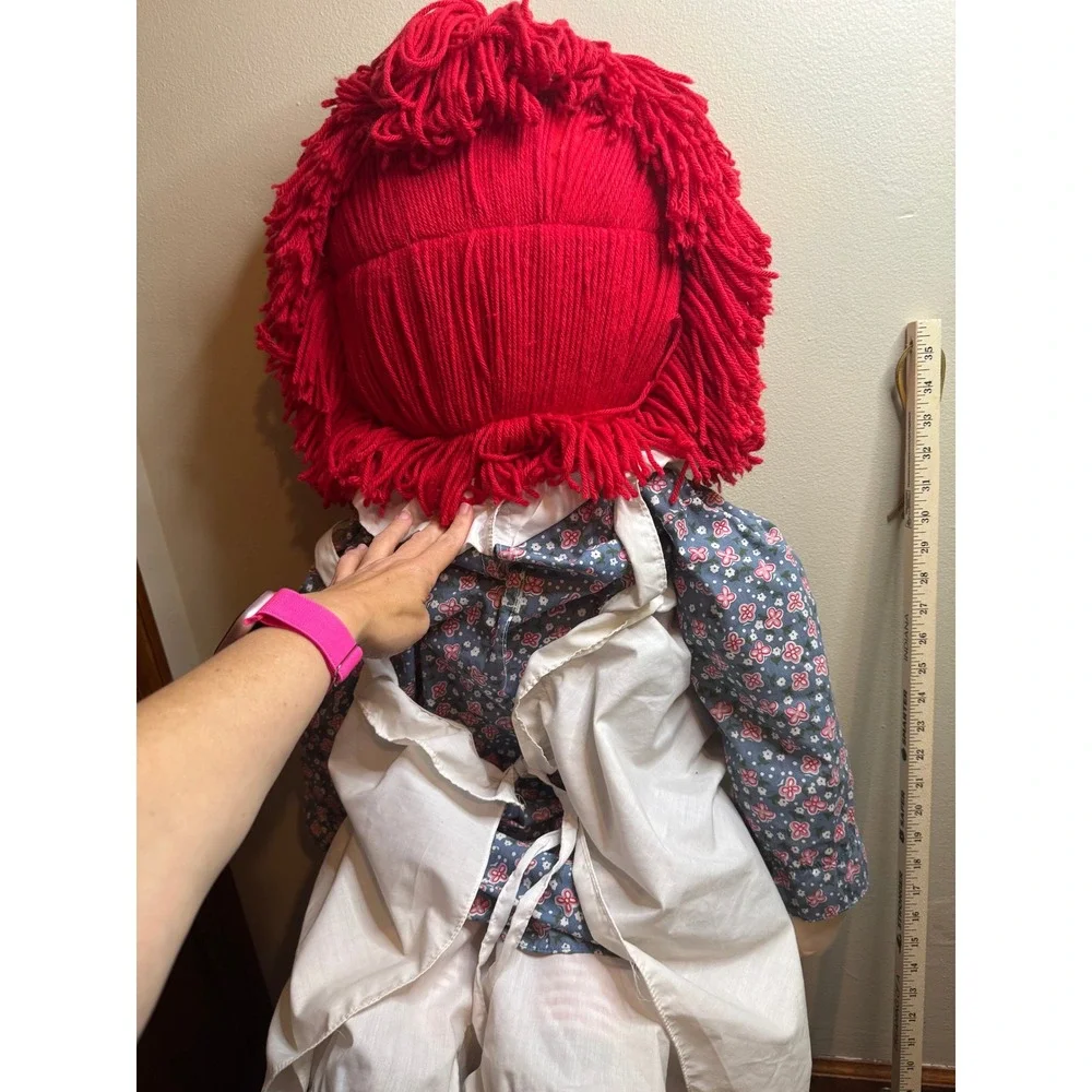 Dakin Raggedy Ann 85th Birthday Anniversary Large 36 Inch Plush Rag Doll Vintage